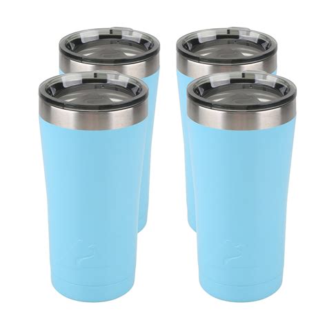 Ozark Trail 20 Ounces Stainless Steel Tumbler 16 Pack Teal - Walmart ...