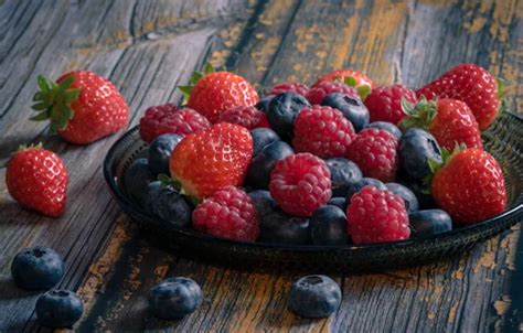 Wallpaper berries, raspberry, Board, strawberry, blueberries for mobile ...