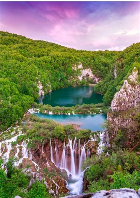 Solve Plitvice Lakes Croatia Jigsaw Puzzle Online With 35 Pieces