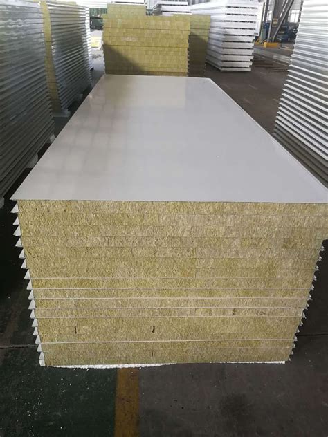 High Density Kg M Density Fireproof Foam Panel Rock Wool Eps Wall