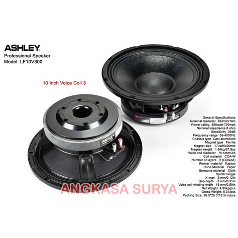 Jual Speaker Komponen Ashley V Lf V Lf V Original