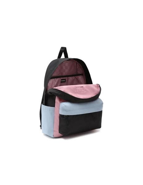 Mochila Unisex Vans Old Skool H20 Rosa Azul Negra