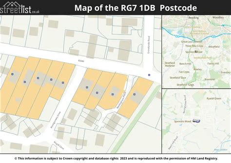 RG7 1DB is the Postcode for Hyde End Road, Spencers Wood, , Berkshire