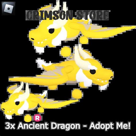 3x Ancient Dragon Adopt Me Adopt Me Game Items Gameflip