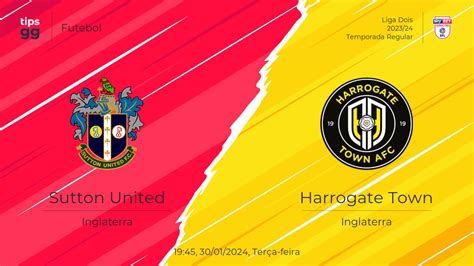 Assista Sutton United X Harrogate Town 30012024 Transmissões Ao