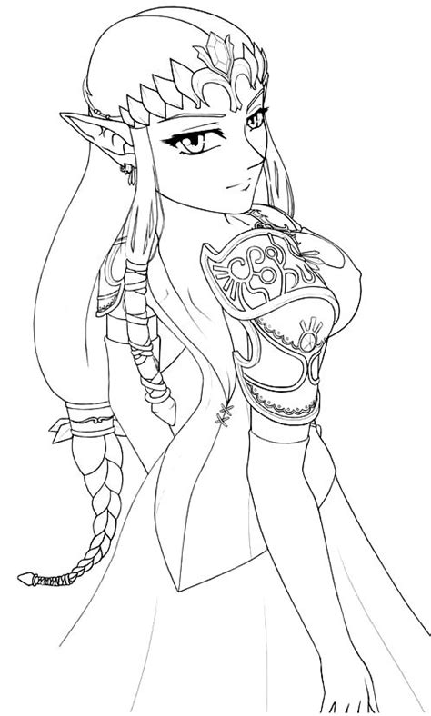 53 Dessins De Coloriage Zelda à Imprimer Sur Page 5