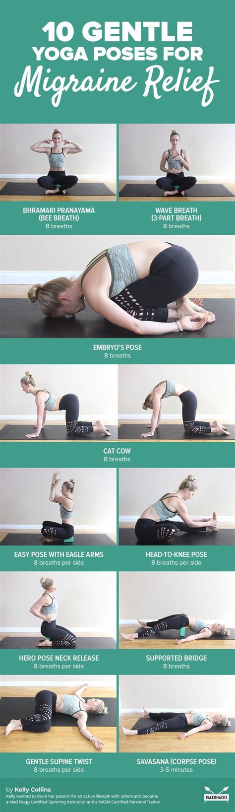 Find Relief From Painful Migraines With These Gentle Yoga Poses And