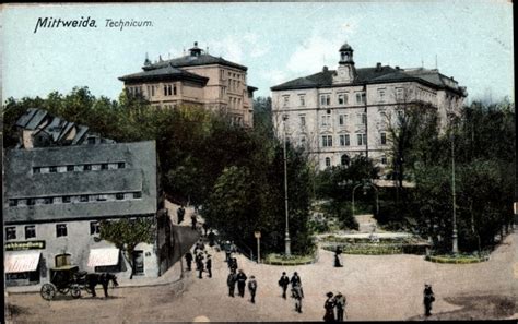 Ansichtskarte Postkarte Mittweida In Sachsen Technikum Akpool De