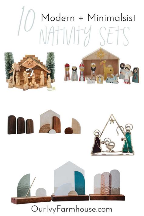 10 Modern And Minimalist Nativity Set Ideas Artofit