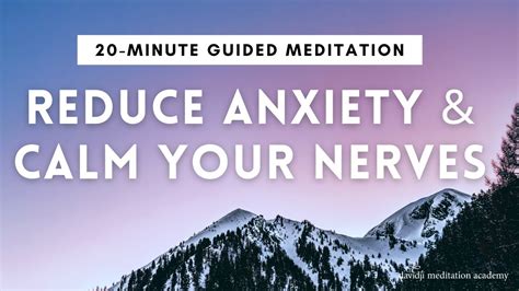 Minute Guided Meditation To Calm Your Stress Anxiety Through