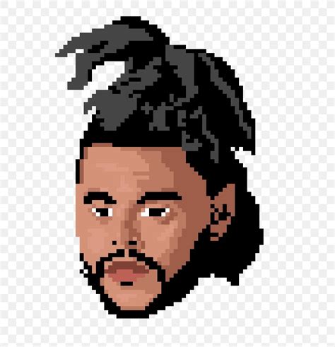 The Weeknd Pixel Art Png 670x850px Weeknd Art Cartoon