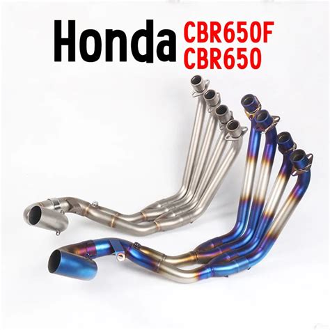 Motorcycle full Exhaust systems Pipe for Honda CBR650F CBR650 CB650F ...