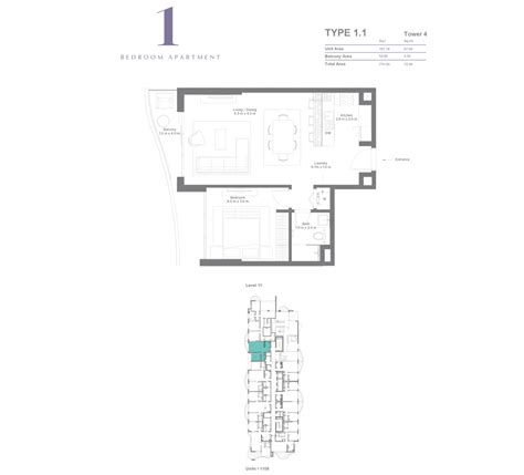 Bay Residences South At Hayat Island Mina Al Arab Floor Plan