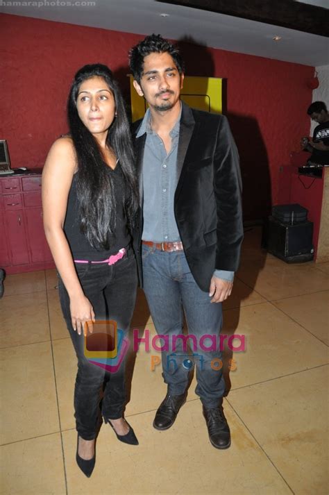 Siddharth Actor Wife Meghna Pictures