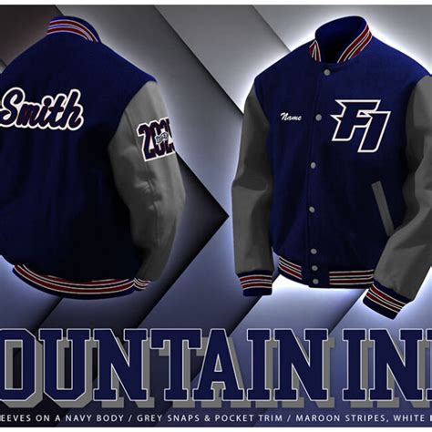 Fountain Inn High School Letter Jacket Herff Jones Jacket Shop