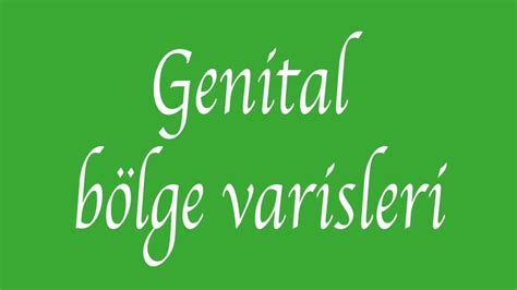 Op Dr Aybanu Gökçen Genital varis nedir YouTube