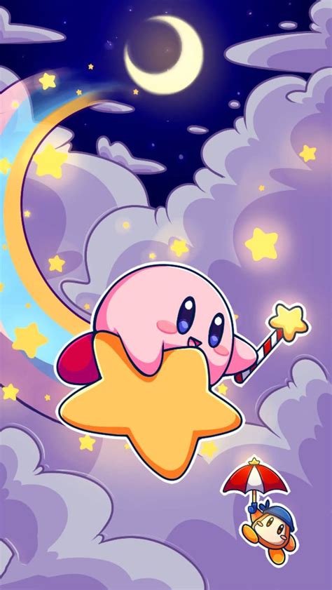 Kirby Background Explore More Kirby Action Cute Hero Pink Wallpaper Whatspaper