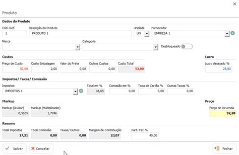 Planilha de Formação de Preço para Revenda em Excel