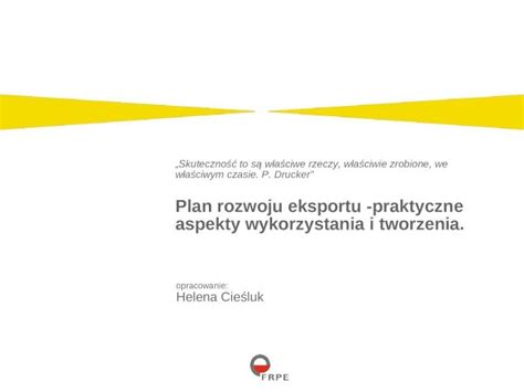 PPT Czym Jest Plan Rozwoju Eksportu DOKUMEN TIPS