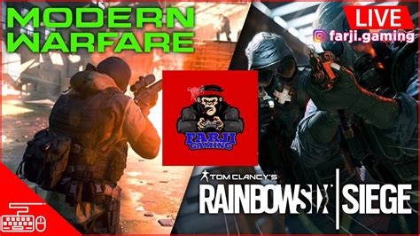 CALL OF DUTY WARZONE RAINBOW SIX SIEGE LIVE STREAM 013 1K Subs