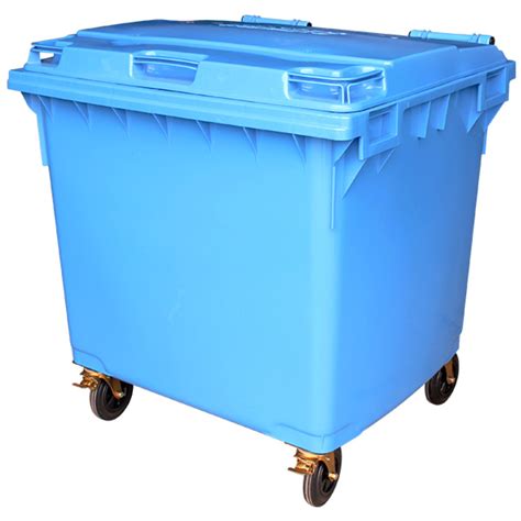 1100l Capacity Blue Wheelie Bin Wgr046 Richmond Rolling Solutions