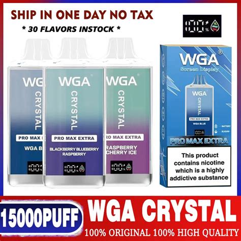 Wga Crystal Pro Max Vape Pen K K Puff Bar Nicotine Disposable