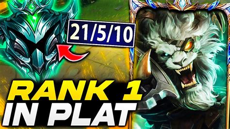 Rank Rengar Visits Plat To Show You How To Climb Youtube