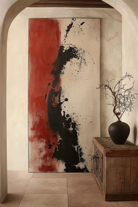 Wabi Sabi Painting Artistic Imperfections Quiet Minimal In 2024