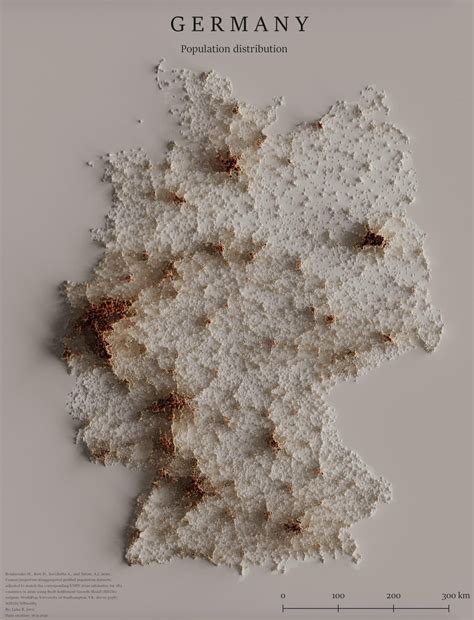 population distribution  germany reurope