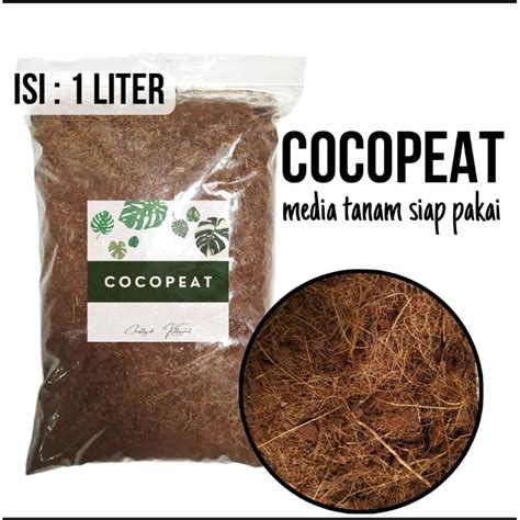 Jual Cocopeat Media Tanam Serabut Kelapa Liter Shopee Indonesia