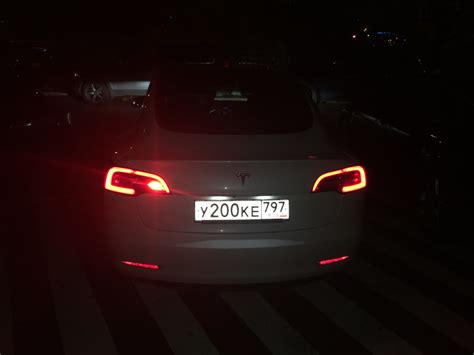 Задняя ПТФ в работе — Tesla Model 3 (1G), 2021 года | электроника | DRIVE2