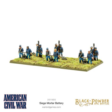 Black Powder Epic Battles American Civil War Siege Mortar Battery Warlord Games Ltd