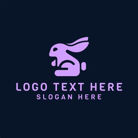 Little Hare Bunny Logo Brandcrowd Logo Maker Brandcrowd