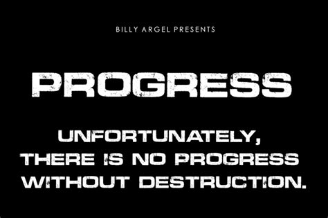 Progress Font Billy Argel Fonts Fontspace