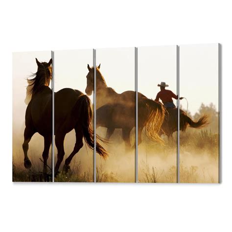 Wild Horses Canvas Print Wild Horses Wall Art Canvas Multiple | Etsy