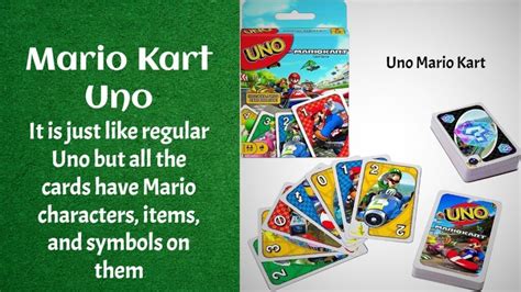 The Mario Kart Uno Rules And Cards