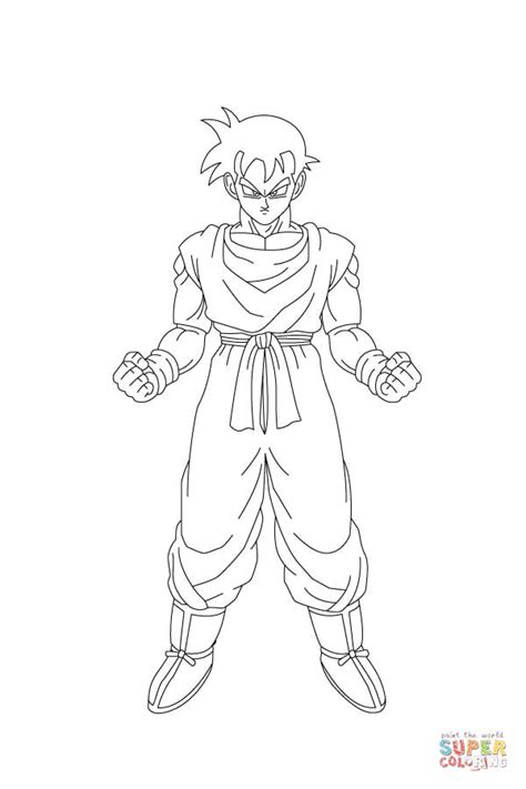 Dibujos De Dragon Ball Para Colorear Gohan Bola De Drag N Esfera Del