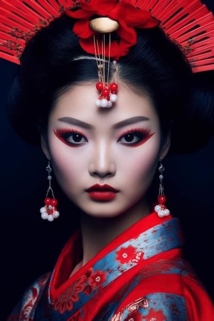 Premium Photo | Geisha makeup