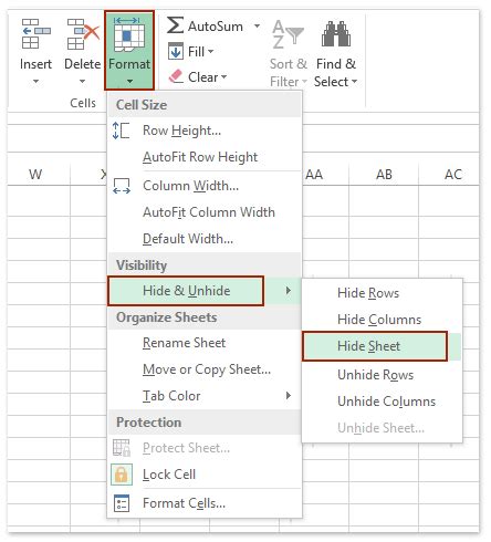 How To Display Or Hide Sheet Tabs And Sheet Tab Bar In Excel