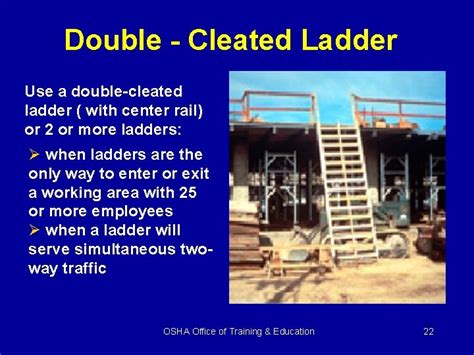 Stairways And Ladders Osha Office Of Training Education