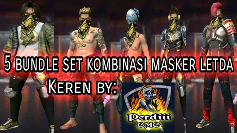 Set Kombinasi Masker Letda Keren Para Pro Player Youtube