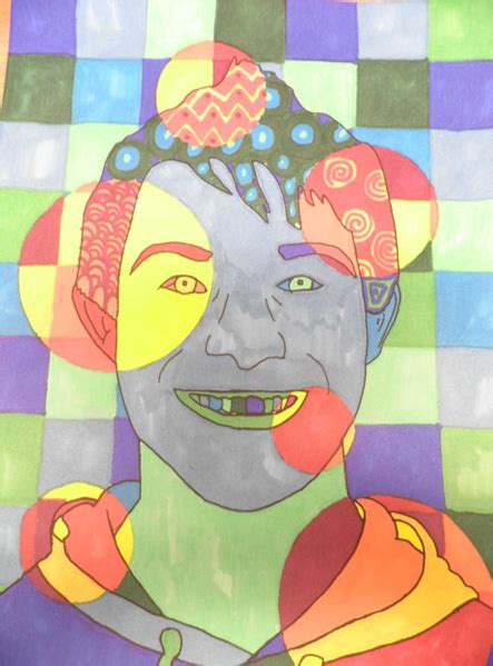 Bricks Wood School Art Activities Hot And Cold Portraits With Year Th Grade