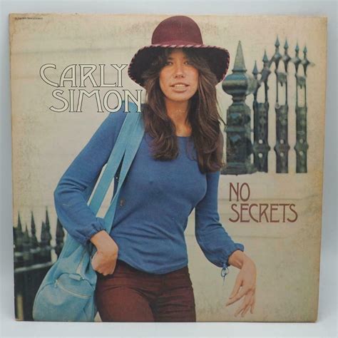 Vintage Carly Simon No Secrets Album Vinyl Record - Records