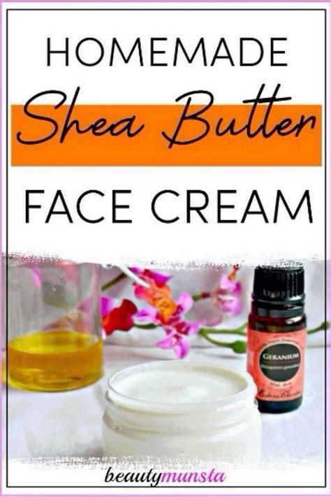 Diy Shea Butter Face Cream For Silky Skin Beautymunsta Free Natural Beauty Hacks And More