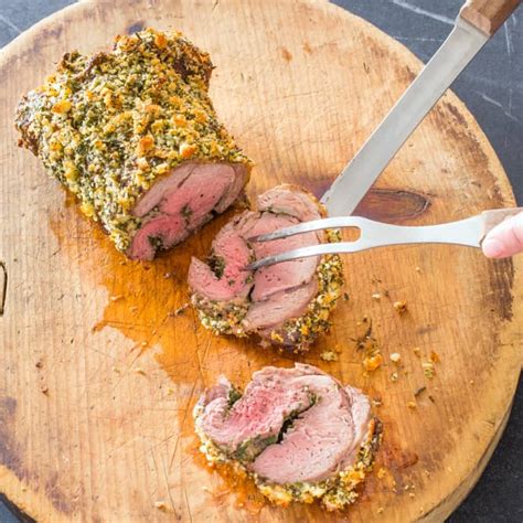 Roast Boneless Leg Of Lamb With Garlic Herb And Bread Crumb Crust America S Test Kitchen Recipe