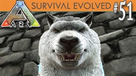 Ark Survival Evolved Taming A Direwolf Level E Youtube