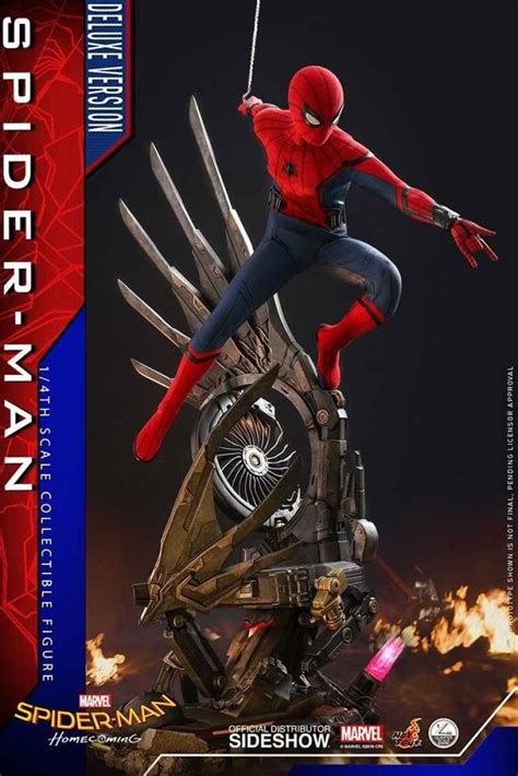Jual Hot Toys 1 4 Spiderman Homecoming Spider Man Special Edition Deluxe Di Seller Qairina Store