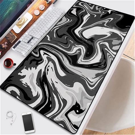 Strata Liquid Computer Mouse Pad Gaming Mousepad Abstract Large 900x400