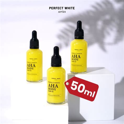 Jual PERFECT WHITE AHA Body Serum Whitening And Moisturizing 50 ML