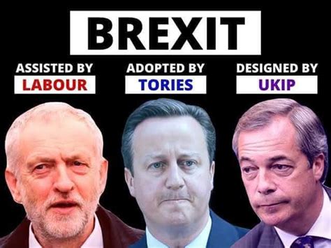 Brexit By Ukip By Tories With Labour R Libdem